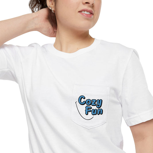 Cozy Fun Unisex Pocket T-shirt