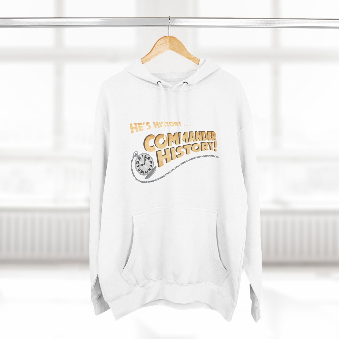 Commander History  Fleece Hoodie