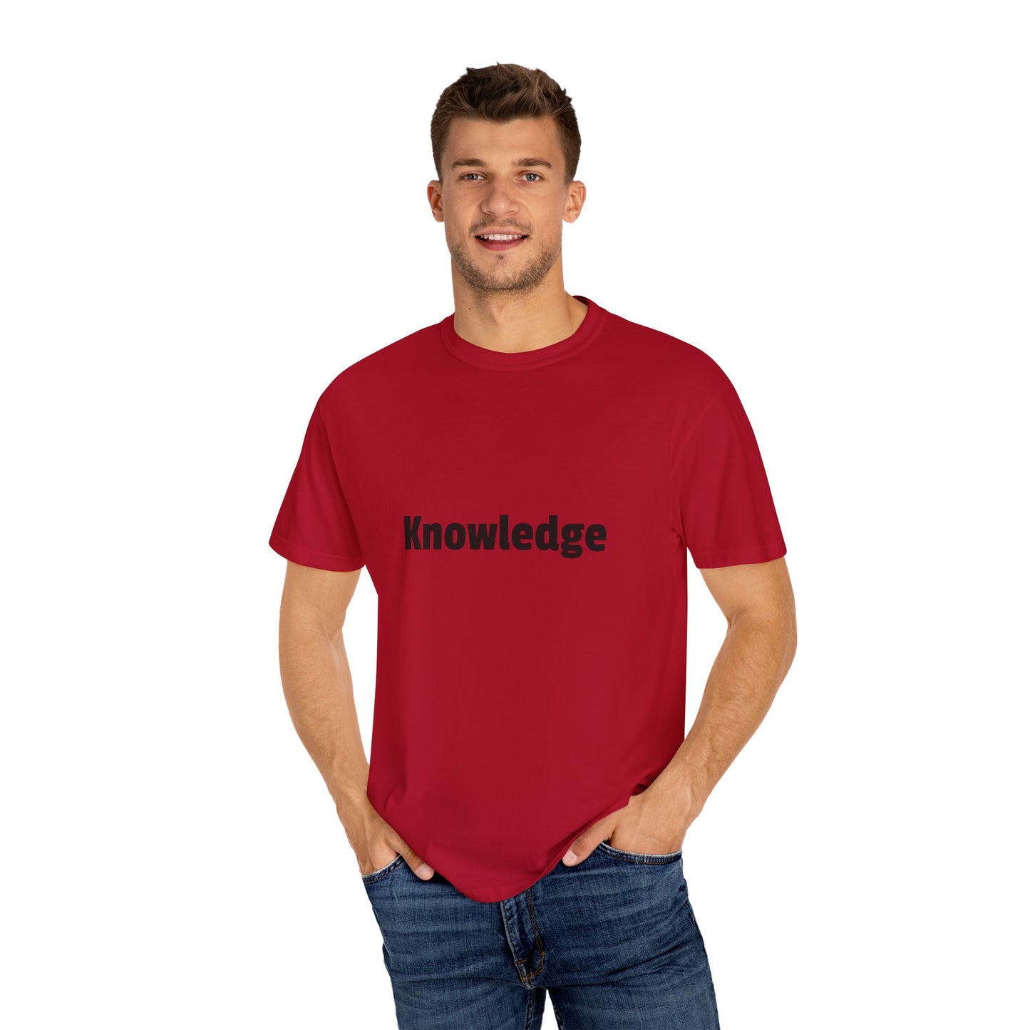 Knowledge Unisex Garment-Dyed T-shirt