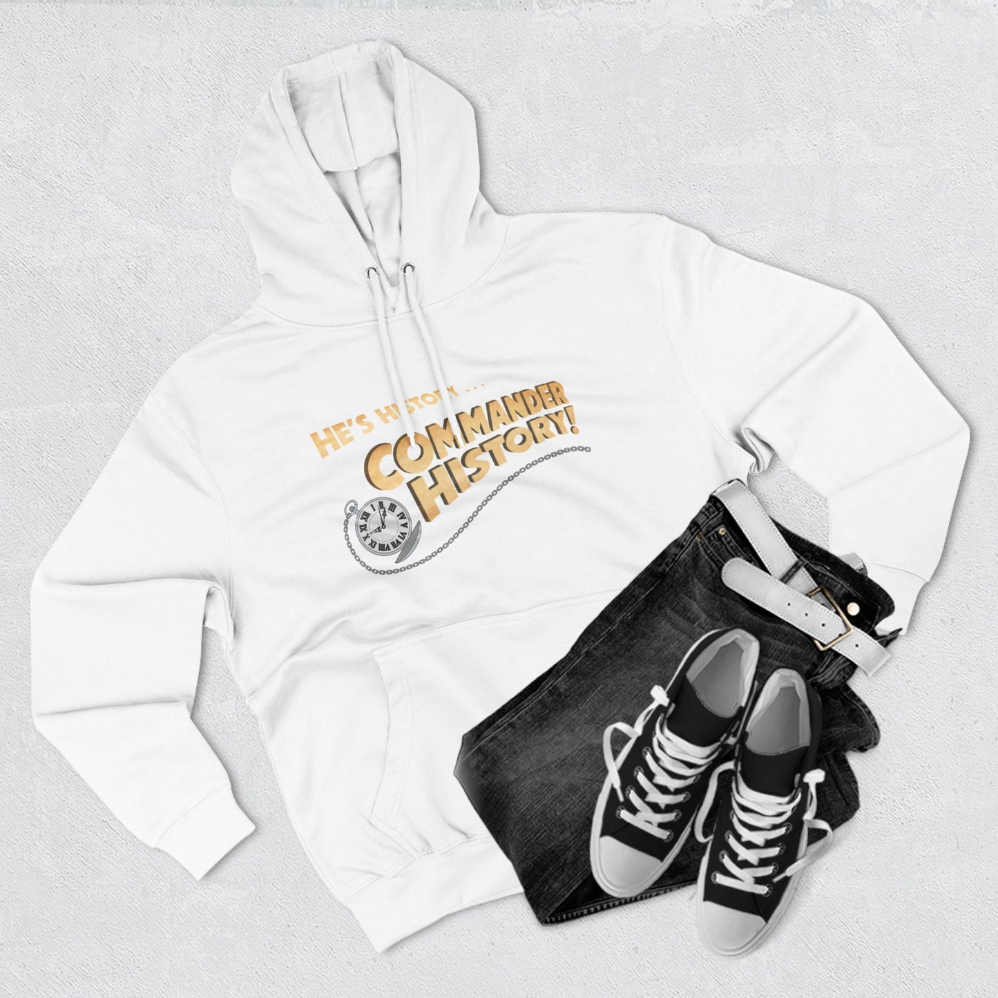 Commander History  Fleece Hoodie