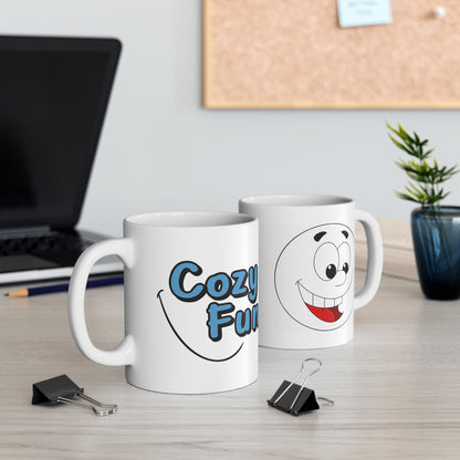 Cozy Fun Ceramic Mug, (11oz)