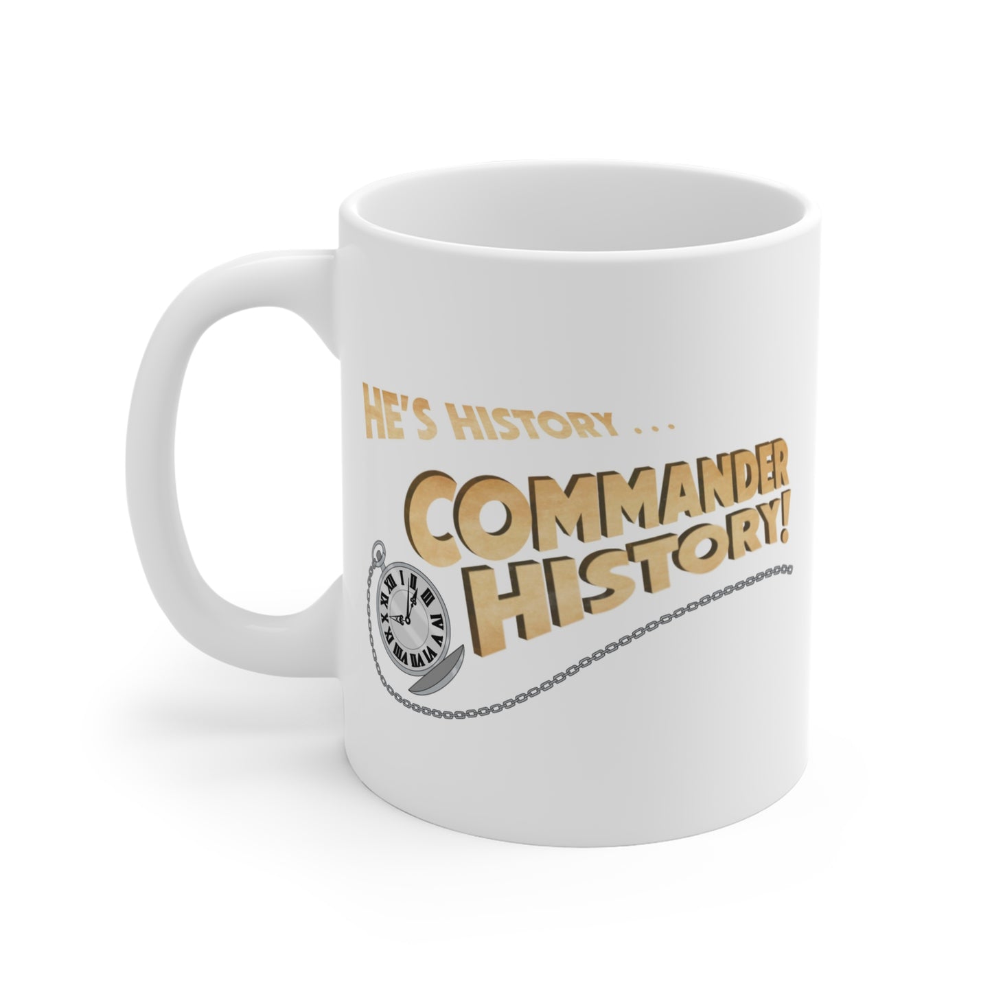 Commander History Mug 11oz